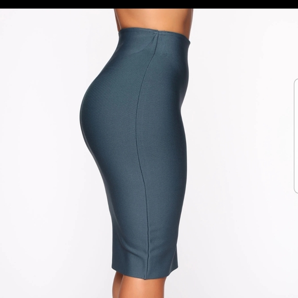 High Waist Midi Bandage Skirt Set Medium - Picture 3 of 9